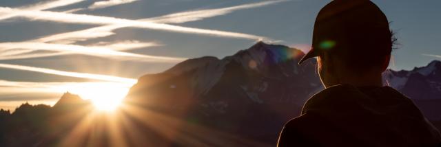 Lever de Soleil aux Avenières avec Clément