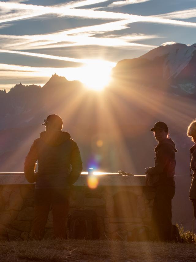 Lever de Soleil aux Avenières avec Clément