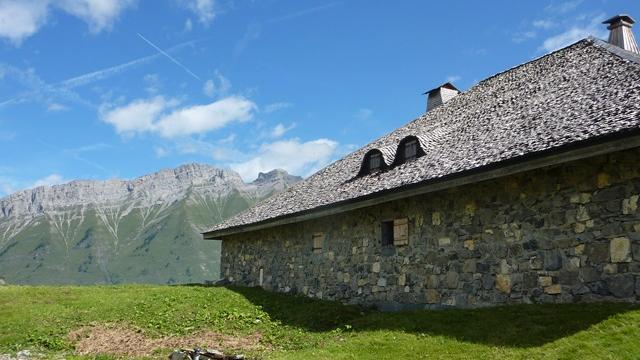 Le Chalet du Curé l'été à La Giettaz en Aravis