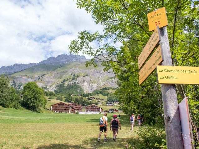 Randonnée au Lieu-dit le Pont noir à La Giettaz en Aravis