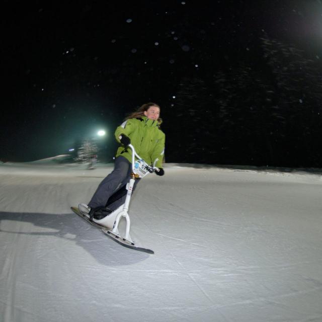 Snowscoot dans le Val d'Arly