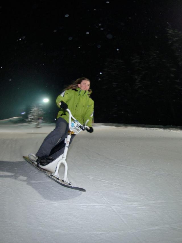 Snowscoot dans le Val d'Arly