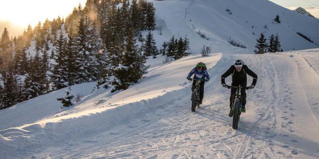 Fat Bike à la Giettaz en Aravis