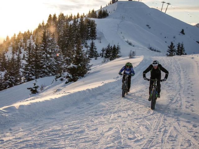 Fat Bike à la Giettaz en Aravis