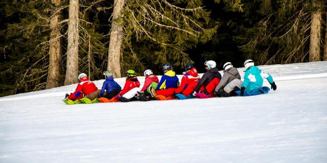 Descente en snake gliss