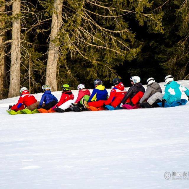 Descente en snake gliss