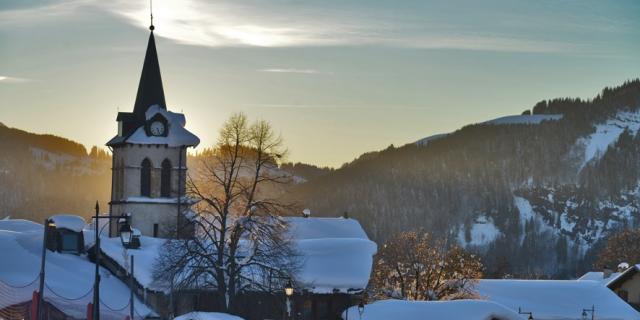 Village de Crest Voland en hiver