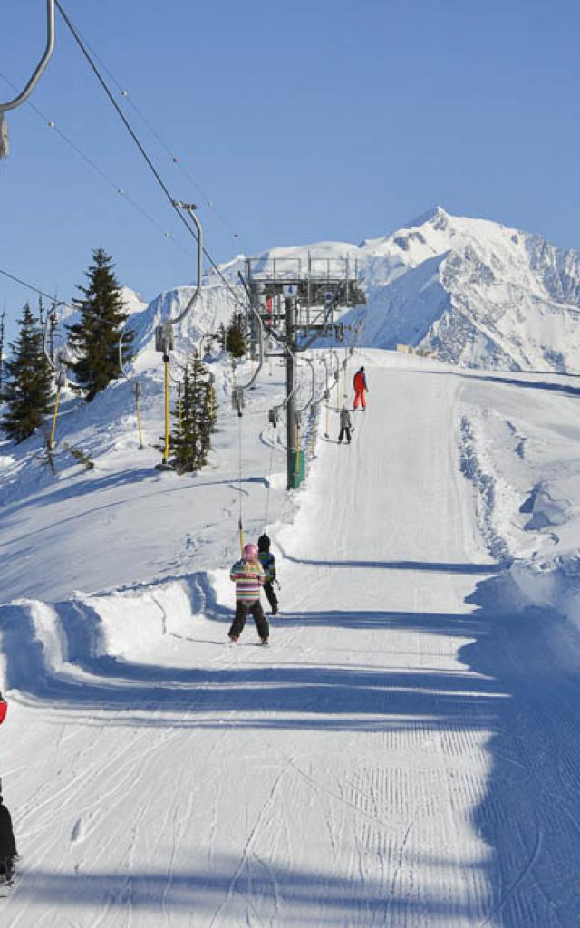 Domaine skiable Les Portes du Mont-Blanc à La Giettaz en Aravis