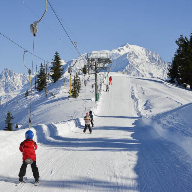 Domaine skiable Les Portes du Mont-Blanc à La Giettaz en Aravis