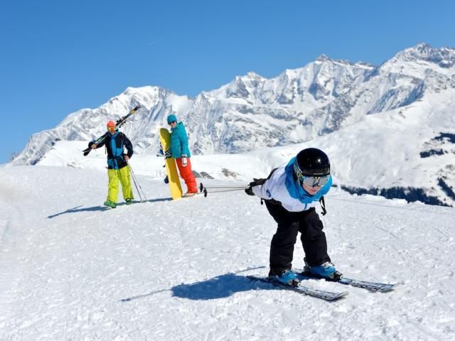 Domaine skiable de Notre Dame de Bellecombe. Savoie. France.