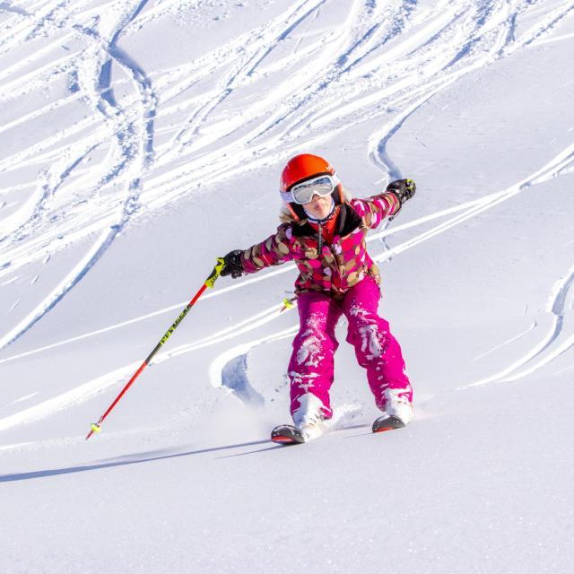 Ski en poudreuse à la Giettaz - Les Portes du Mont-Blanc