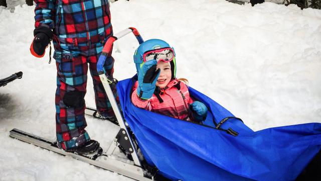 Baby Traineau à Notre Dame de Bellecombe