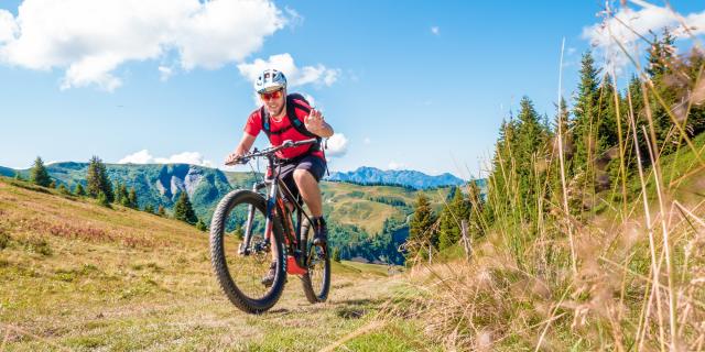 Tour du Val d'Arly en VTT à assistance électrique