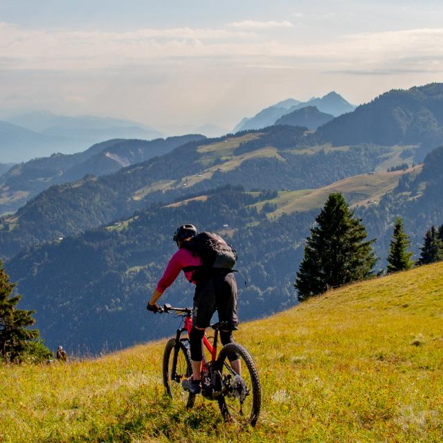 e-bike dans le Val d'Arly - VTTAE