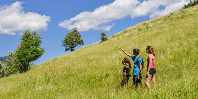 Randonnée pédestre dans le Val d'Arly