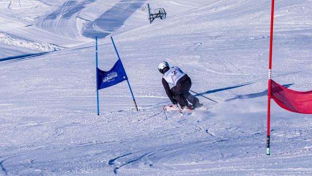 Défi slalom Bacchus à la neige