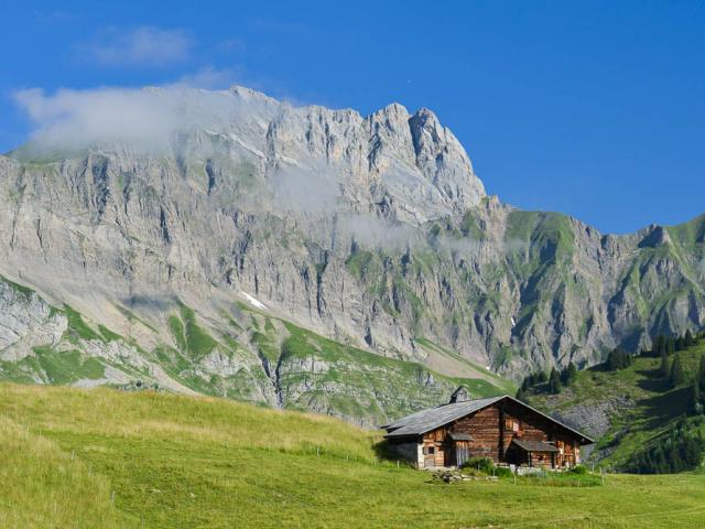 Val d'Arly en été. Savoie. France.