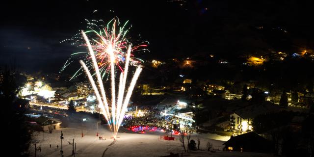 Soirée festive à Notre Dame de Bellecombe en hiver